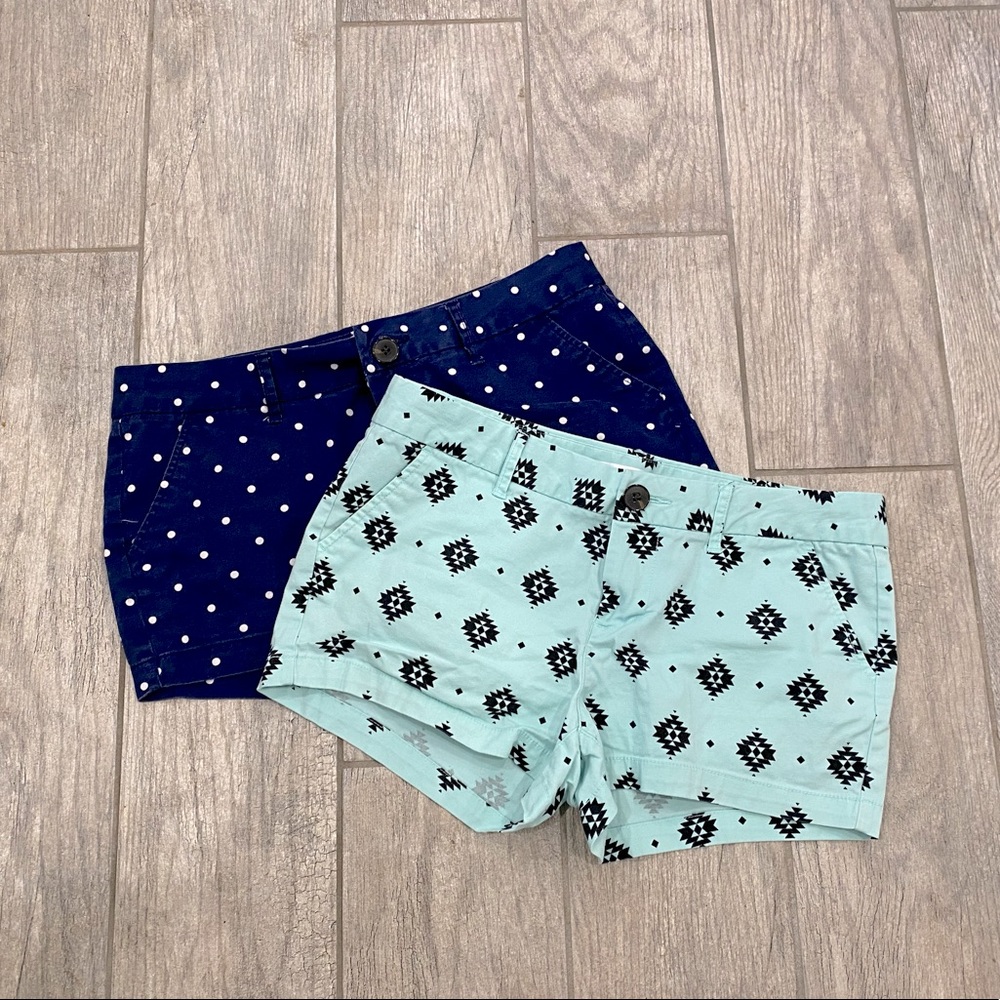 Cute Print Shorts Lot - 2 Pairs